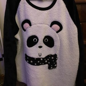 Soft Panda Pajama Top